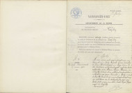 Tazilly : actes d'état civil.