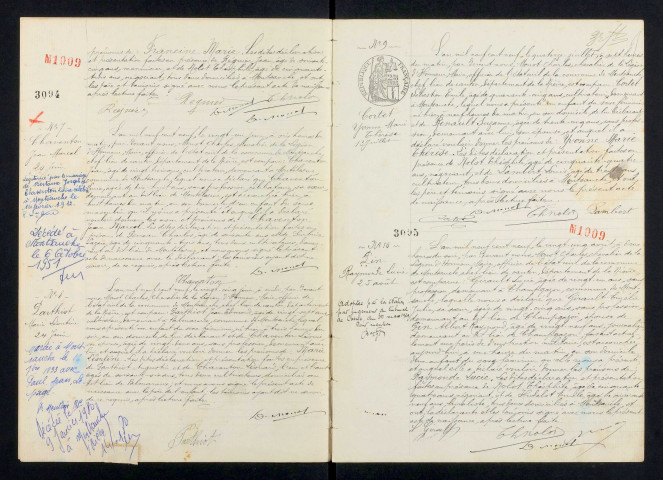 Montsauche-les-Settons : actes d'état civil.