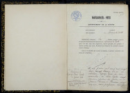 Monceaux-le-Comte : actes d'état civil.