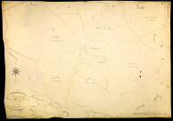 Montigny-en-Morvan, cadastre ancien : plan parcellaire de la section D dite du Charnoy , feuille 4