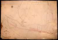 Tracy-sur-Loire, cadastre ancien : plan parcellaire de la section E dite de Tracy, feuille 3