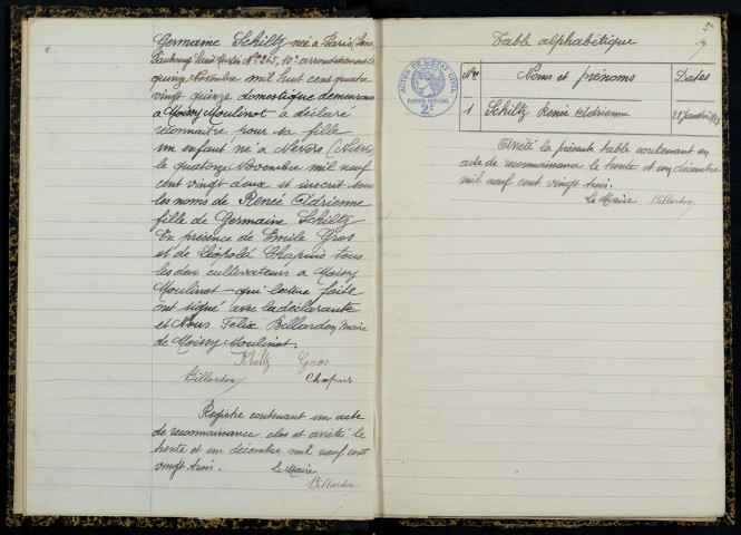 Moissy-Moulinot : actes d'état civil.