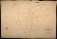 Saint-Franchy, cadastre ancien : plan parcellaire de la section C dite du Bourg, feuille 6