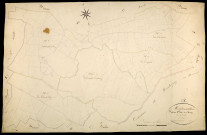 Montreuillon, cadastre ancien : plan parcellaire de la section F dite de Chassy, feuille 3