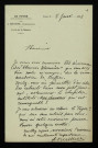BERTHIER (A.), publiciste à L'Aurore : 7 lettres.
