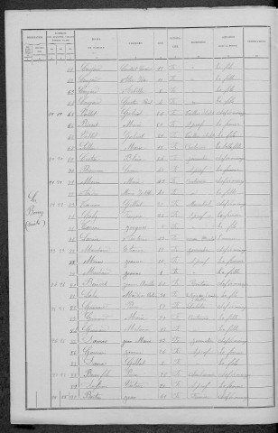 Neuville-lès-Decize : recensement de 1891