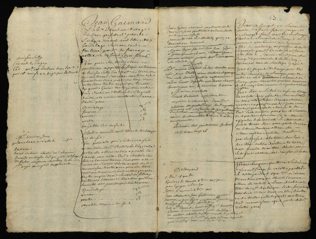 Pièce 2. - Extrait du terrier de Valotte en la paroisse de Saint-Christophe-d'Azy, signé par différents notaires.