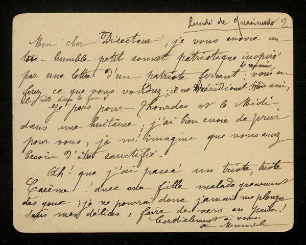 MUNICH (Augustine), dite Françoise d'Husselles, écrivain (décédée en 1912) : 95 lettres.