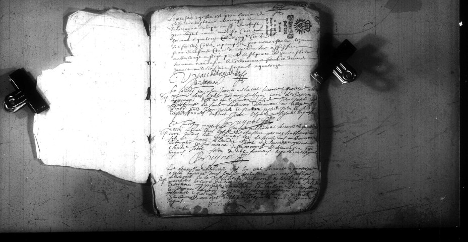 Châtin : registres paroissiaux de la collection communale.