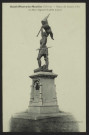 SAINT-PIERRE-LE-MOUTIER (Nièvre) – Statue de Jeanne d’Arc de Mme Signoret-Ledieu (1902)