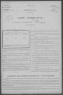Chougny : recensement de 1926