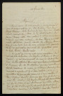 SAINT-MANVIEU, poète à Ligueil (Indre-et-Loire) : 14 lettres, manuscrits.