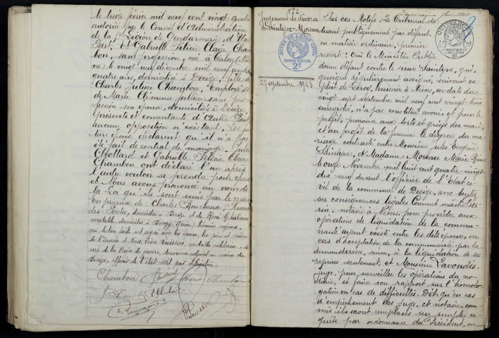 Decize : actes d'état civil (mariages).