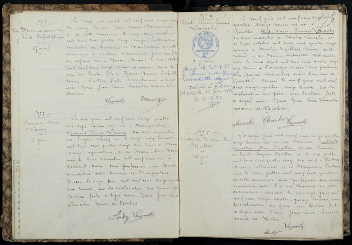 Biches : actes d'état civil.