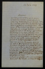 WALCKENAER (baron) (né en 1796) : 3 lettres, manuscrit.