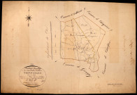 Tronsanges, cadastre ancien : tableau d'assemblage