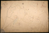 Saint-Martin-du-Puy, cadastre ancien : plan parcellaire de la section B dite de Vésigneux, feuille 2