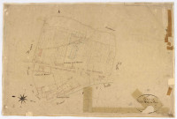 Nevers, cadastre ancien : plan parcellaire de la section A dite du Parc, feuille 3