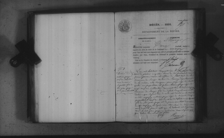 Ruages : actes d'état civil.