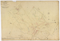 Aunay-en-Bazois, cadastre ancien : plan parcellaire de la section E dite du Bourg, feuille 5