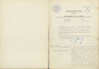 Ternant : actes d'état civil.