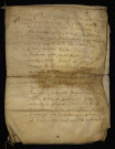 Contentieux. - Succession Berthier seigneur de Bizy (commune de Parigny-les-Vaux), confirmation d'alliance avec Pincard : certificat de mariage du 5 février 1663.