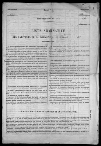 Metz-le-Comte : recensement de 1946