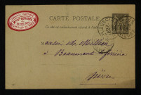 DEPIERRE (Henriette), libraire à Decize : 1 lettre.