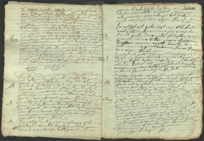 Saint-Hilaire-en-Morvan : registres paroissiaux.