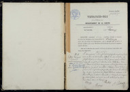 Cossaye : actes d'état civil.