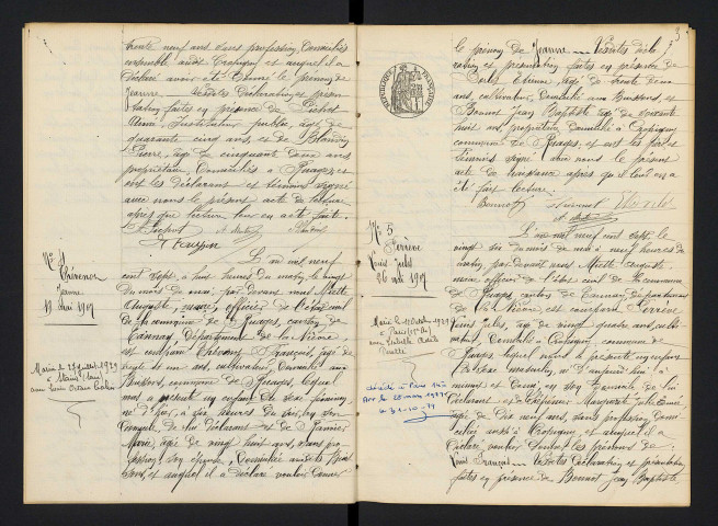 Ruages : actes d'état civil.