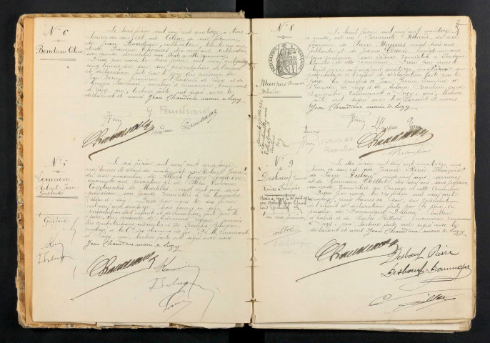 Luzy : actes d'état civil.