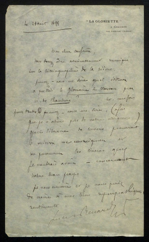 RENARD (Jules), écrivain (1864-1910) : 13 lettres, coupure de presse.