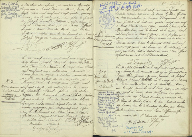 Saint-Pierre-du-Mont : actes d'état civil.