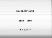 Saint-Brisson : actes d'état civil.