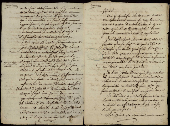 Paroisse de Saint-Saulge : cahier de doléances.