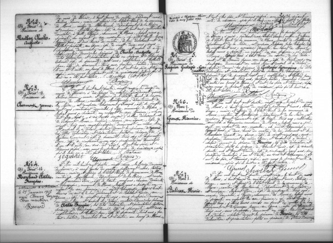 Moux-en-Morvan : actes d'état civil.