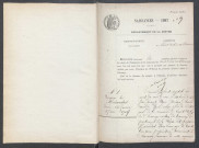 Saint-Aubin-des-Chaumes : actes d'état civil.