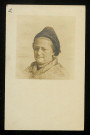 Portrait de femme : reproduction d'une gravure de Gustave Mohler.