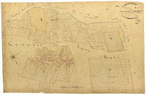 Colméry, cadastre ancien : plan parcellaire de la section G dite des Duprés et du Châtelet, feuille 1