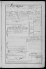 Bureau de Cosne, classe 1890 : fiches matricules n° 1 à 498