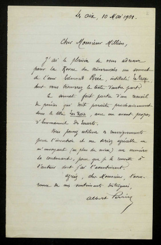 PERRIN (Albert), membre du Comité Victor Hugo : 9 lettres.