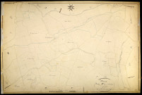 Moux-en-Morvan, cadastre ancien : plan parcellaire de la section B dite de Chevigny, feuille 4