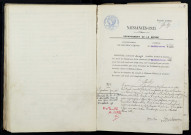 Château-Chinon Ville : actes d'état civil.