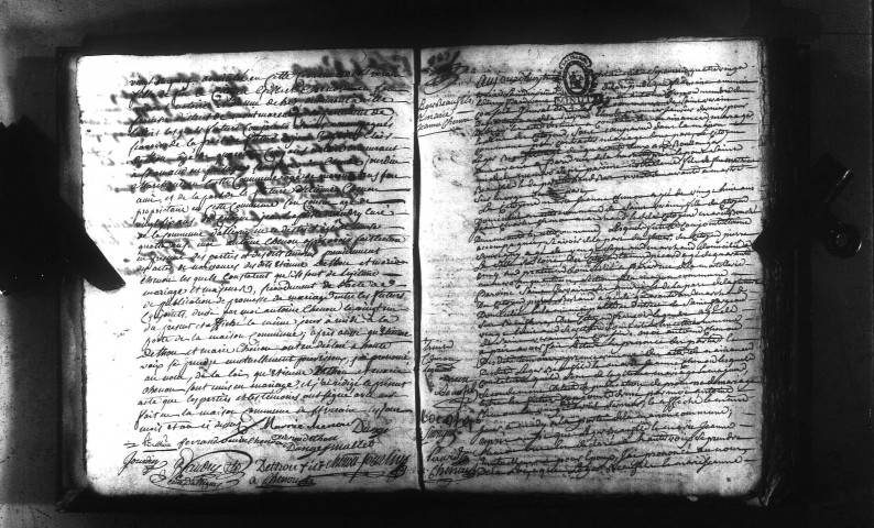 Saint-Vérain : actes d'état civil.