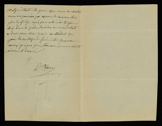 LEBLANC (Louis), domestique à Montgoublin, commune de Saint-Benin-d'Azy (Nièvre), cousin d'Achille Millien : 1 lettre.