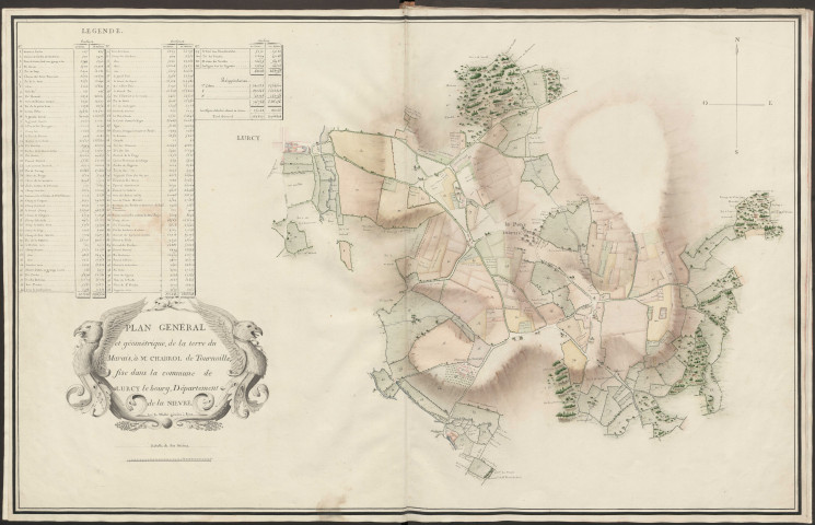 Fief du Marais à Lurcy-le-Bourg : atlas terrier.