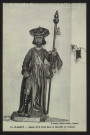 CLAMECY - Statue de St Roch dans la Chapelle de Choulot