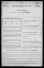 Chalaux : recensement de 1901