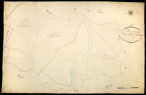 Montreuillon, cadastre ancien : plan parcellaire de la section B dite de Montreuillon, feuille 4